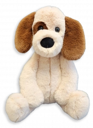 Plysbamse hund, broget