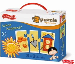 Far Far Land puslespil – tre-enheder – 8 billeder