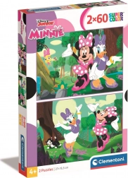 CLEMENTONI Puslespil Minnie 2x60 brikker