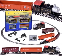 Elektrisk togsæt med damplokomotiv i H0 med styreenhed