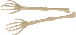 Dekoration skeletthånd 2 stk