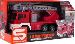 Brandbil 1:16 med vand, lys og lyd