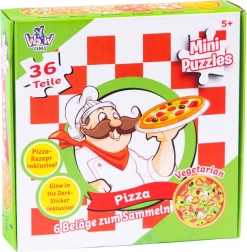 Rundt puslespil Pizza 36 brikker