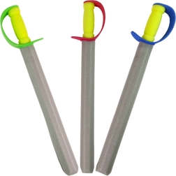 Skumridder-sværd i EVA-skum – rekvisit til børn, 3 farver