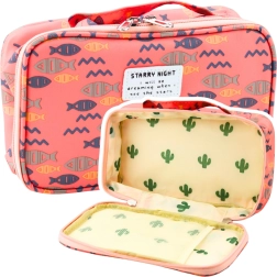 Skoleorganizer bogstav pink 21,5 cm