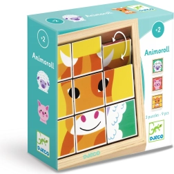 Drejepuslespil Bondegård Djeco