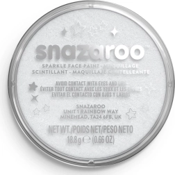 SNAZAROO Ansigtsmaling Glitrende Hvid (Sparkle White) 18 ml