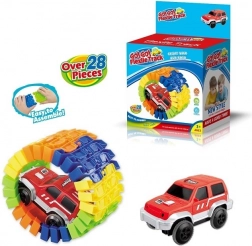 Legetøjsbil med variabel racerbane – 28 dele