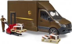 UPS Delivery Bruder MB Sprinter med figur og tilbehør