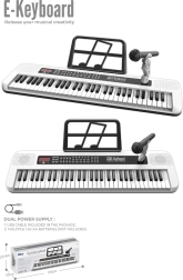 Elektroniske orgler med 61 tangenter