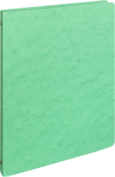 A4-ringordner med 4 ringe i grøn farve