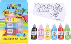 Glasmaling med kontur og skabeloner 5+1