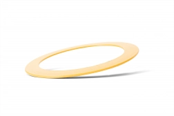 jongleringsringe i bioplast til begyndere, diameter 24 cm (sæt med 3 stk.)