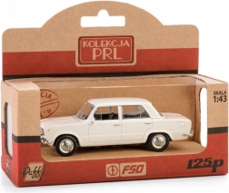 Modelbil PRL FIAT 125p hvid 1:43