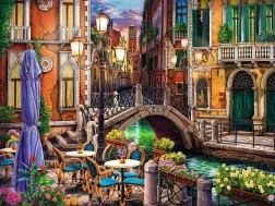 Ravensburger puslespil Ved skumring i Venedig XL – 750 brikker