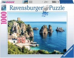 Ravensburger puslespil Faraglioni di Scopello 1000 brikker