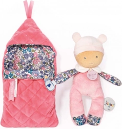 Doudou Jolijou baby i aftagelig dynepose 20 cm – Rosa