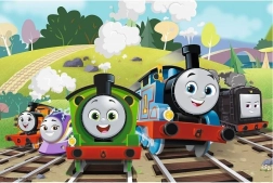 Puslespil 60 brikker – TOMAS OG VENNERNE: Tomas på udflugt Trefl