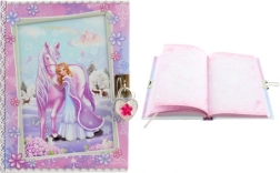 Notesbog med enhjørning og lås