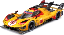 metalmodel bburago 1:18 ferrari 499p #83 gul 24h le mans 2024