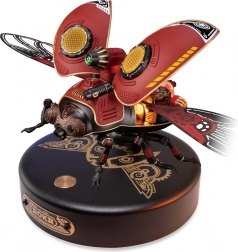 RoboTime mekanisk byggesæt af udforskningsbille med LED-belysning