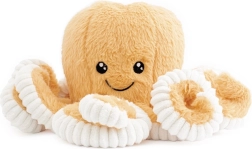 Plysblæksprutte BABY MIX, beige, 17 cm