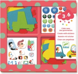 Klistermærkesæt Søde Biler