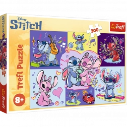 Puslespil 300 brikker – Disney Lilo & Stitch: Skøre Stitch