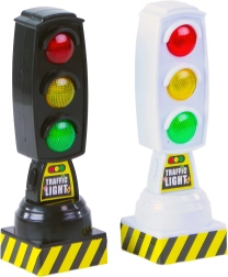 Børnetrafiklys med lys og lyd, 13 cm