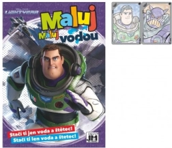Malebog Mal med vand A5 med motiv af Buzz Lightyear