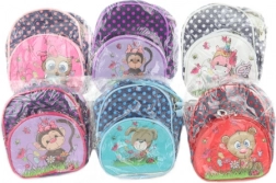 Børnetaske med dyremotiv med to lommer