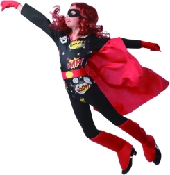 Børnekostume superheltinde 130–140 cm