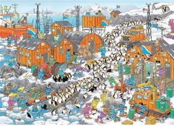 Puslespil JUMBO Jan van Haasteren – Ekspedition til Sydpolen, 1000 brikker