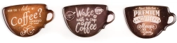 Kaffemagneter, mix af dekorer, 3 stk.