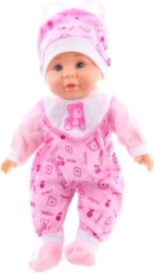 Baby med lyde 30 cm – lyserødt sæt