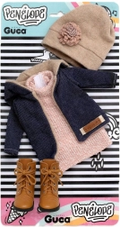 Guca Penelope – tøj til dukke 34 cm med snørestøvler