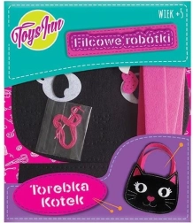Filt kreativt sæt: katte-håndtaske TOYS INN