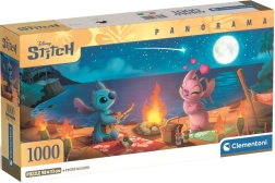 Panoramapuslespil Lilo & Stitch – lejrbål om natten 1000 brikker