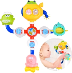 Sjovt badelegetøj med vandmølle og karrusel