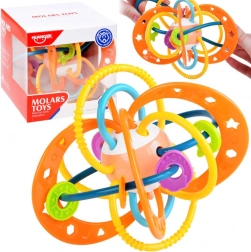 Sanse-rangle og bidering til babyer – Orange