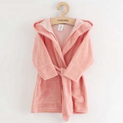 børne frotté badekåbe New Baby Comfortably lyserød 92/98