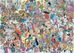 Puslespil Hos Frisøren 1000 brikker af Jan van Haasteren