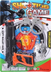 Politissæt med pistol til børn 20,5 cm