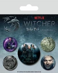 Sæt af Witcher-badges