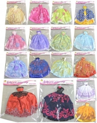 Festkjole til dukke 26 cm