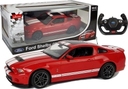 Fjernstyret racerbils Ford Shelby GT500 1:14 – rød