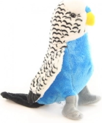 Plysbundfugl hvid 18 cm