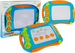 Magnetisk tegnetavle med stempler LeanToys