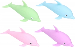 klemmedelfin til badet med lys 16 cm