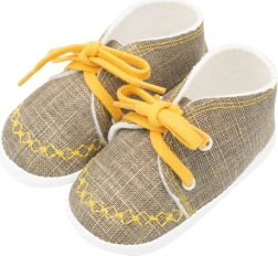 Baby prewalkers sneakers NEW BABY jeans mustard 0–3 måneder